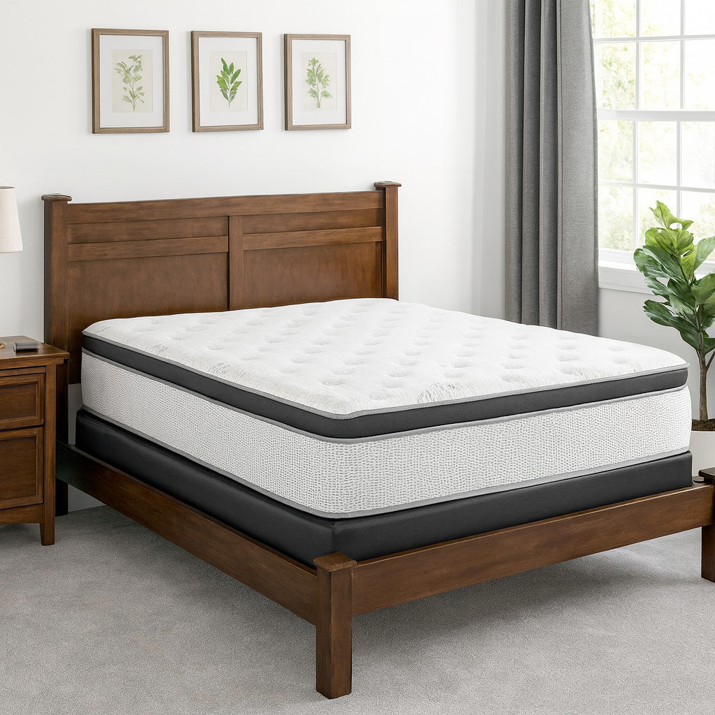 9000 Luxury Firm Euro Top Mattress by Factory Direct Mattress